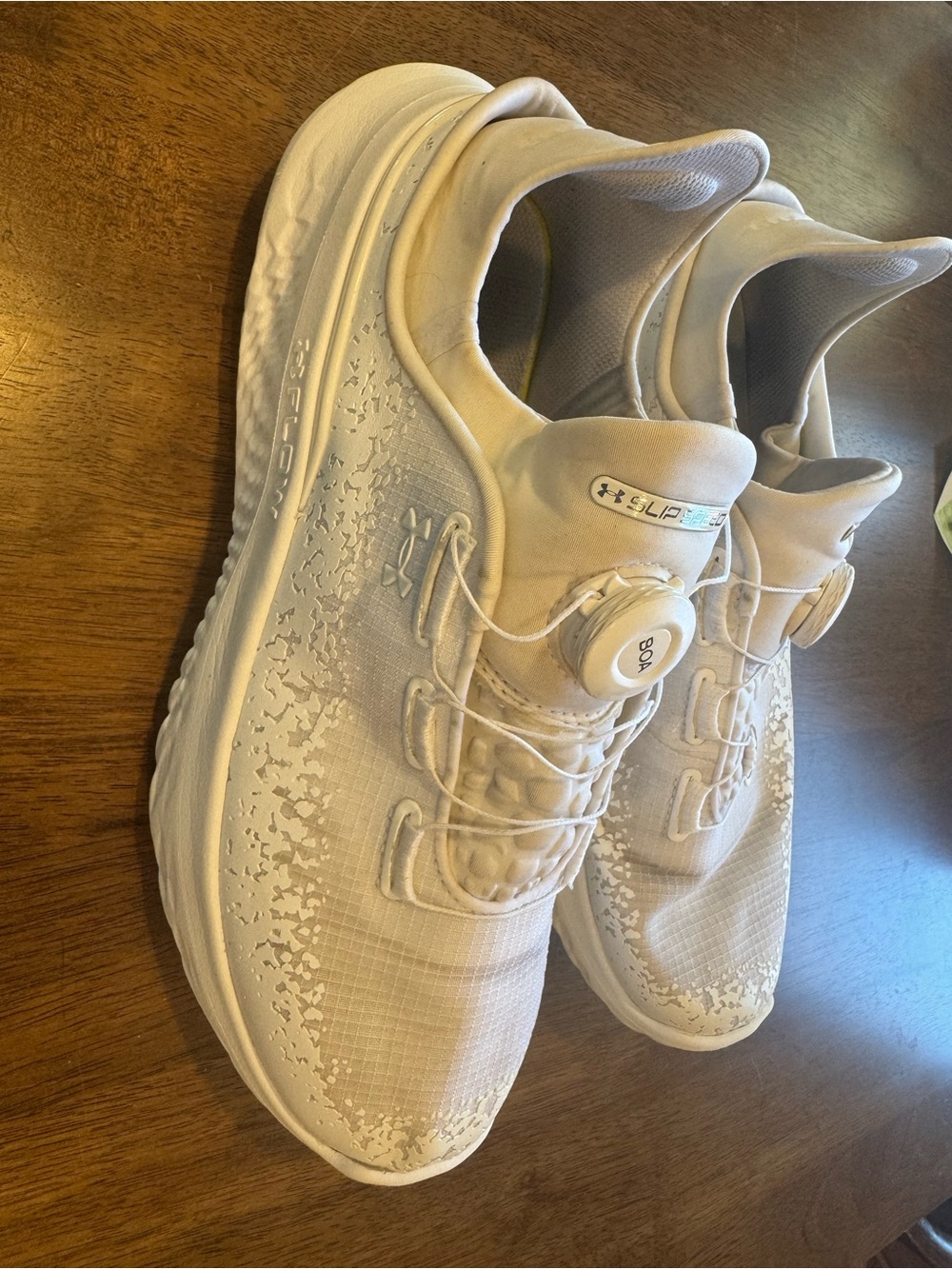 Under Armour Slip-On HOVR Sneakers in Light Tan